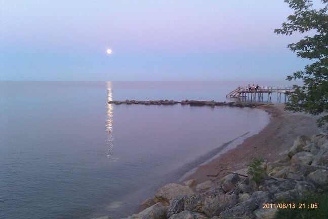 This picture is from a couple of years ago. Looking over the beach on a gorgeous evening.