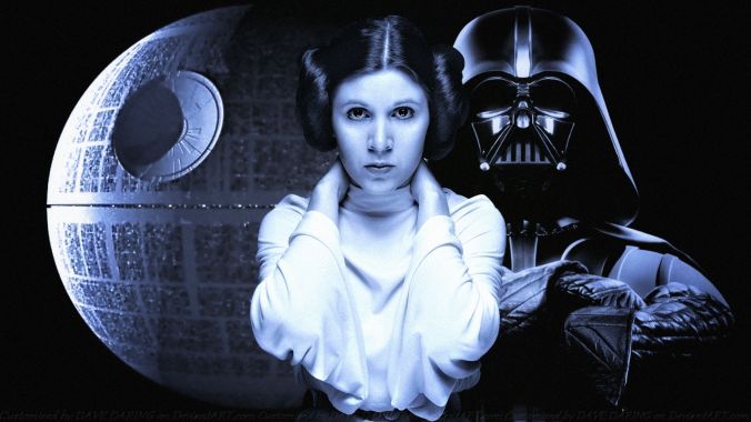 princess leia darth vader